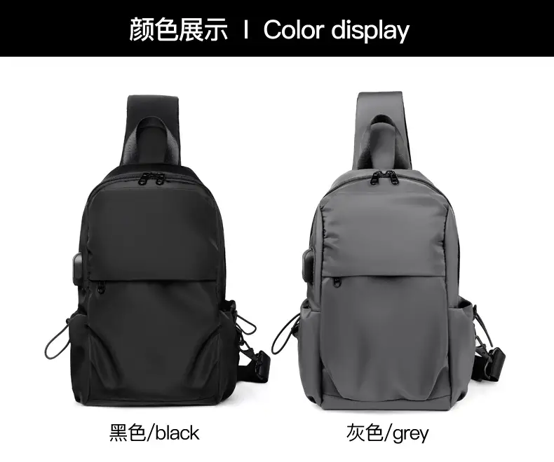 Waterproof Men's Large Capacity Crossbody Bag — feature 15