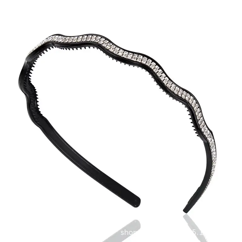 Korean Style Full Diamond Rhinestone Headband - Image 14