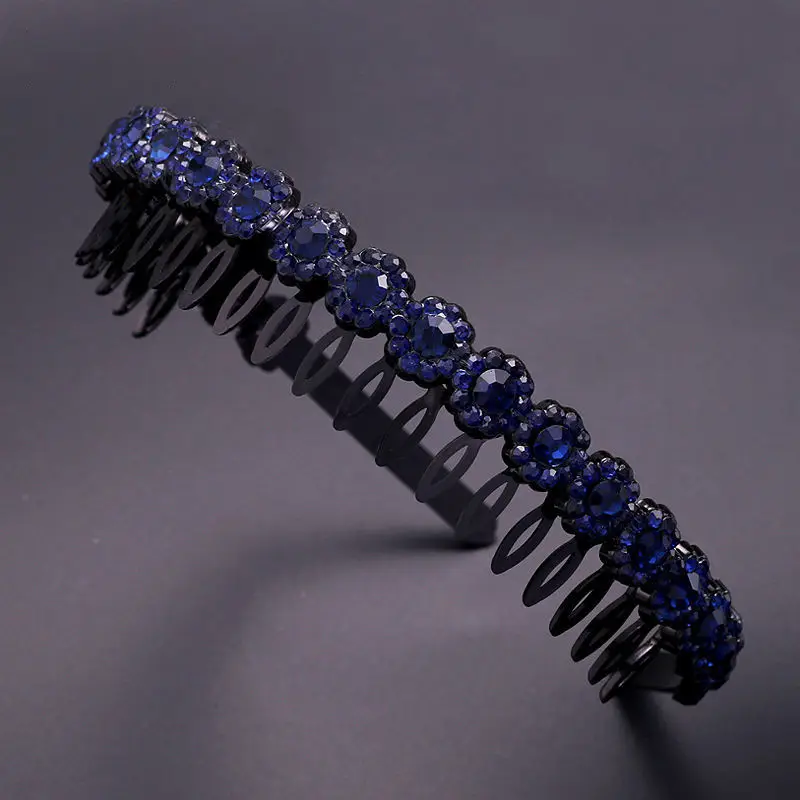 Korean Style Rhinestone Face Wash Headband for Women
