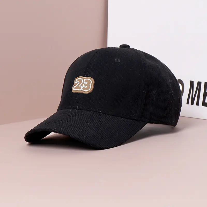 Women's Brown 2B Logo Corduroy Baseball Cap - Image 2
