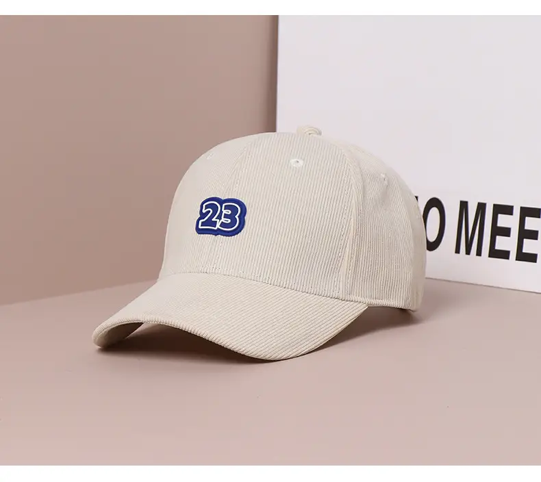 Women's Brown 2B Logo Corduroy Baseball Cap — feature 12