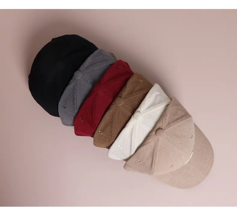 Women's Brown 2B Logo Corduroy Baseball Cap — feature 13