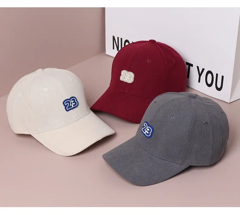 Women's Brown 2B Logo Corduroy Baseball Cap — feature 8