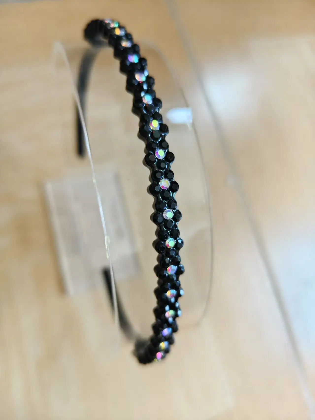 Broken Hair Headband Full of Diamonds Rhinestone Toothed Adult Hairpin - Image 8
