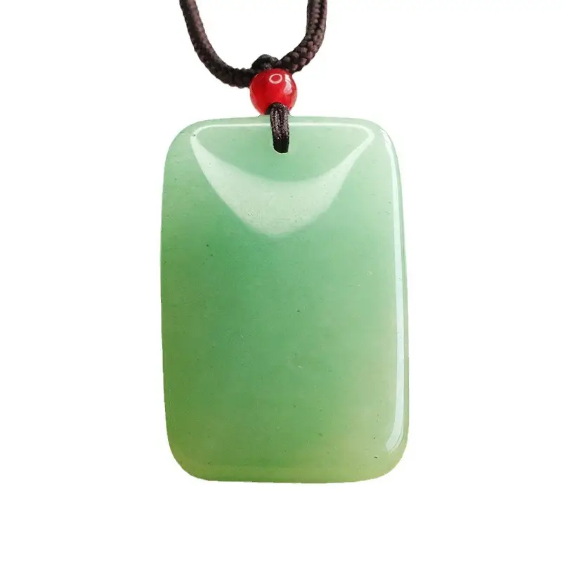 Green Jade Pendant Necklace for Men Women