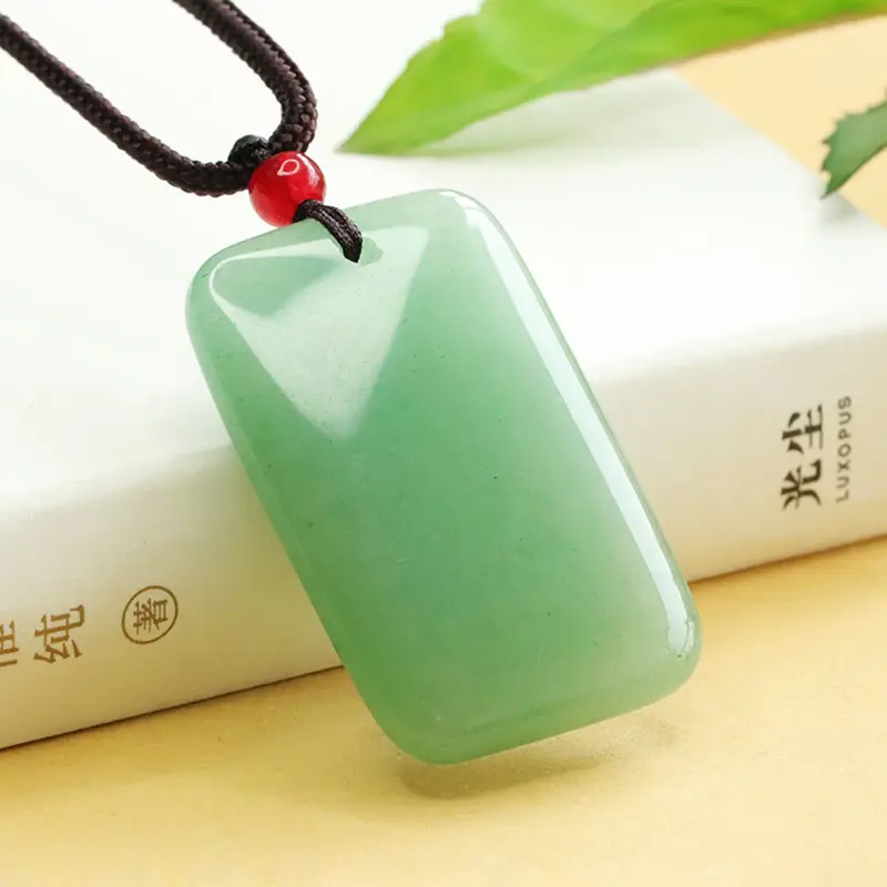 Green Jade Pendant Necklace for Men Women — feature 5