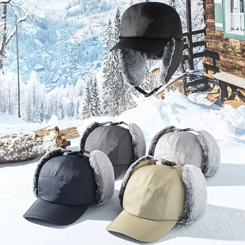 Winter Ear Melt Hat for Men Snowproof Windproof - Image 6
