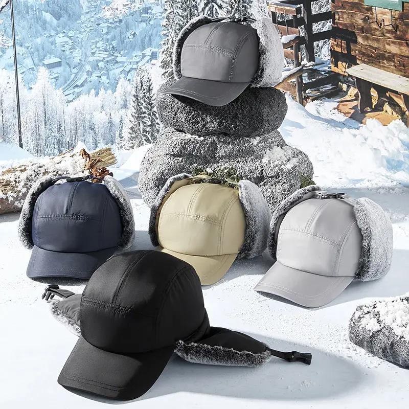 Winter Ear Melt Hat for Men Snowproof Windproof - Image 7