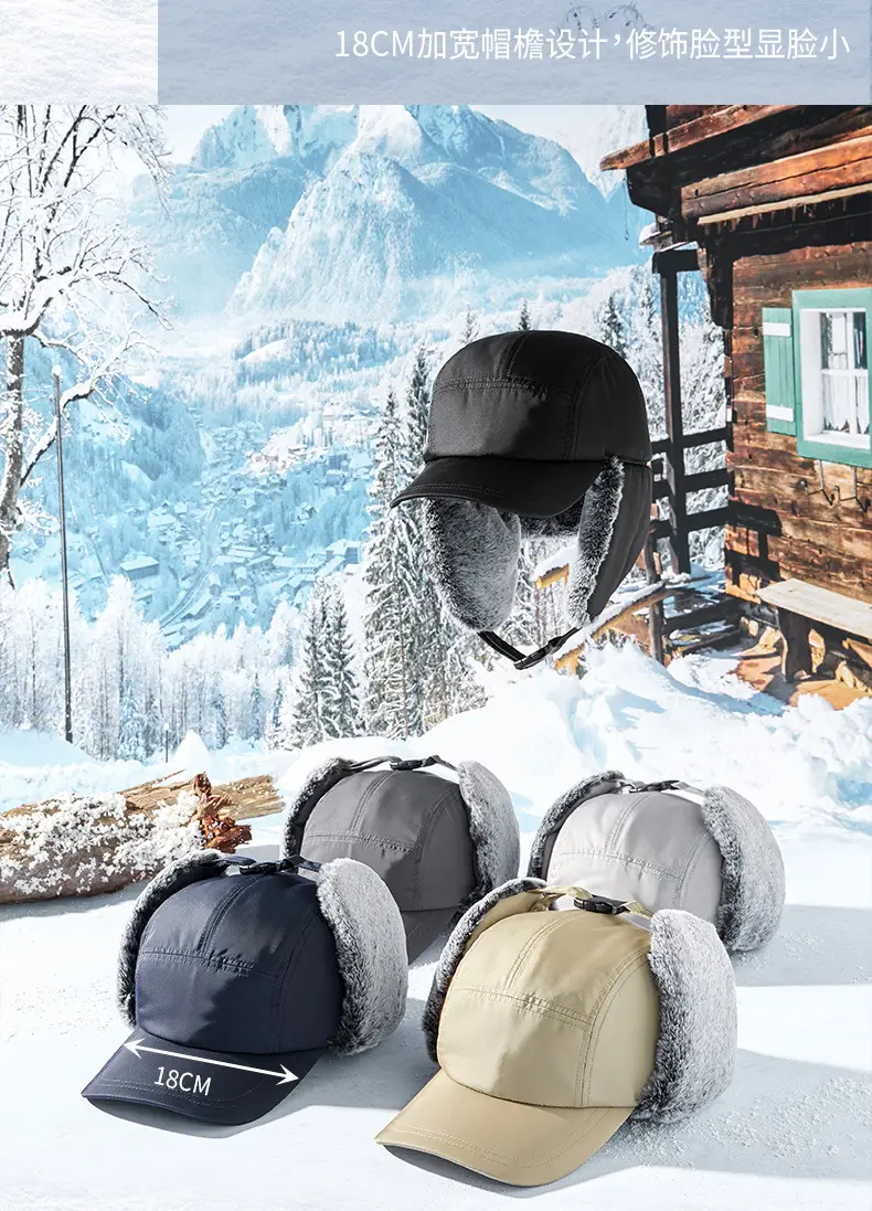 Winter Ear Melt Hat for Men Snowproof Windproof — feature 16