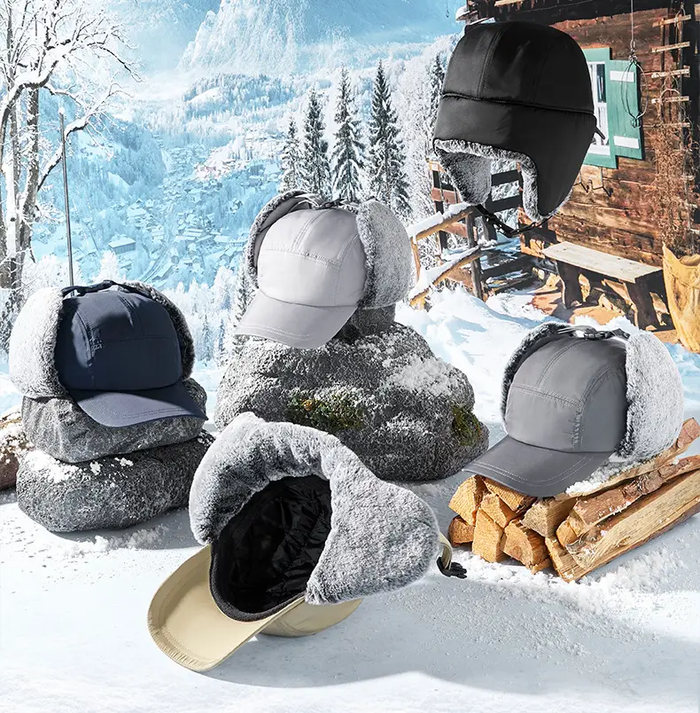 Winter Ear Melt Hat for Men Snowproof Windproof — feature 19