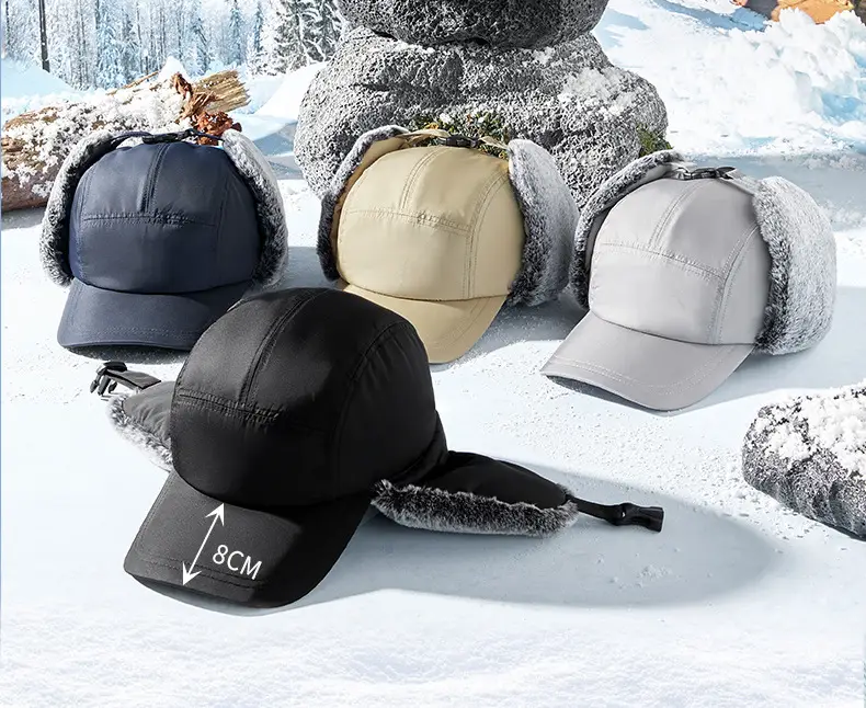 Winter Ear Melt Hat for Men Snowproof Windproof — feature 21