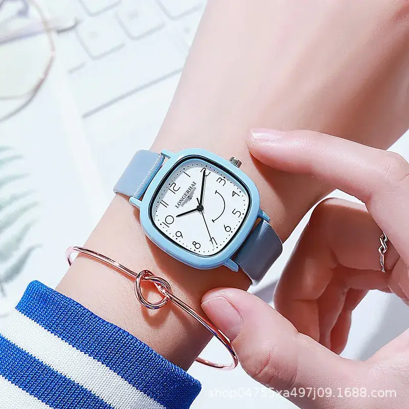 Women's Starry Sky Quartz Watch Black White Belt - Image 3