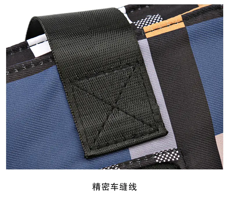 Women's 2023 New Fashion Plaid Tote Bag Oxford Cloth — feature 27
