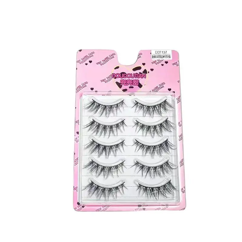Mei Tsi Sweet Meitai False Eyelashes Thick Black - Image 6