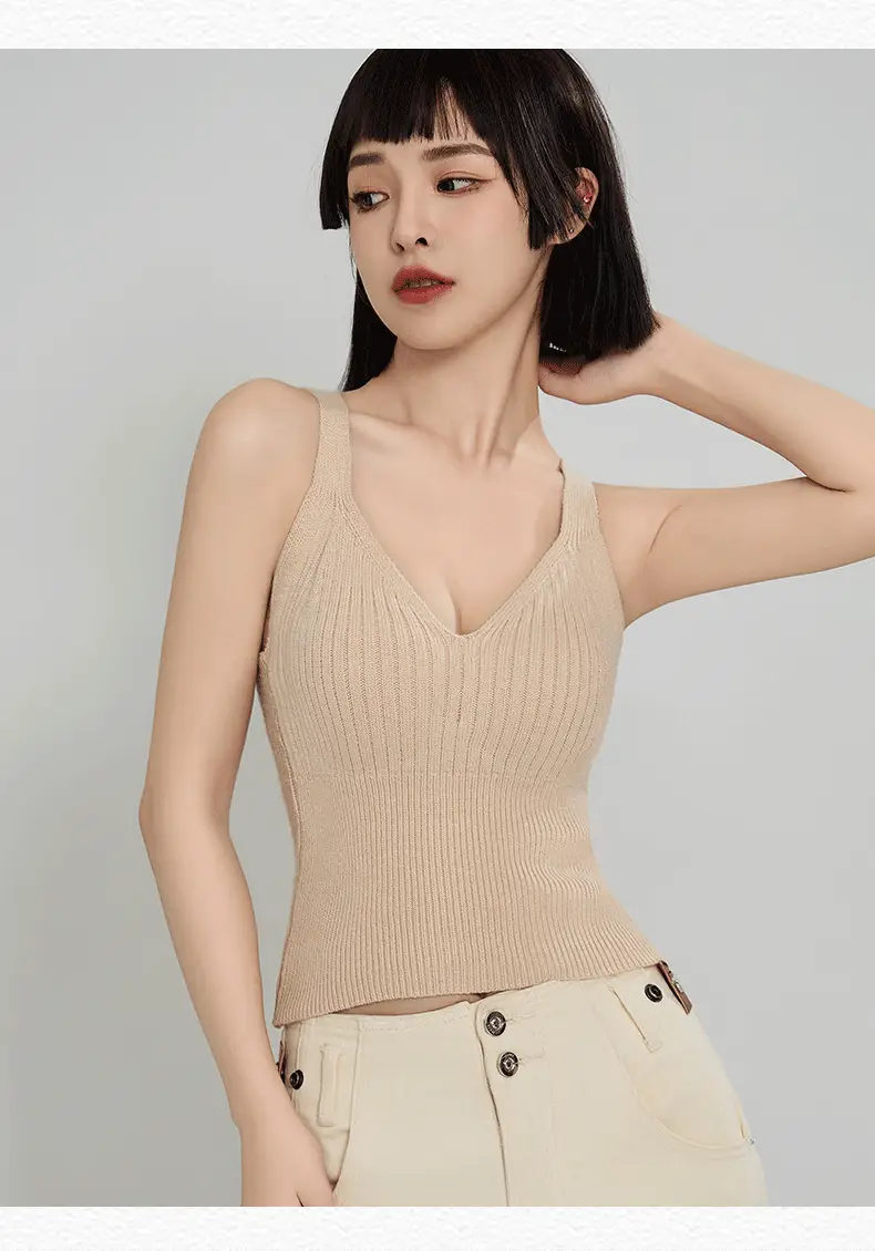 Women's Wool Fleece Thermal Vest with Chest Pad — feature 19