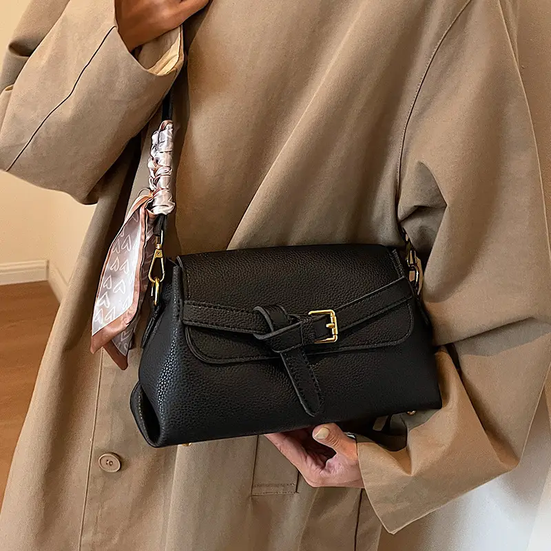 Women's Brown Leather Shoulder Crossbody Bag 2026 - Image 7