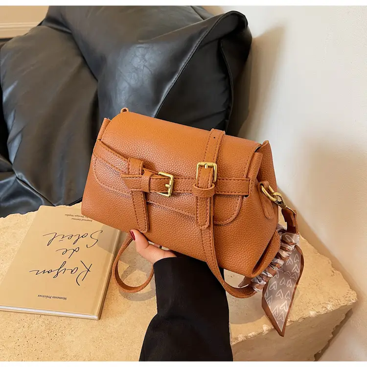 Women's Brown Leather Shoulder Crossbody Bag 2026 — feature 25