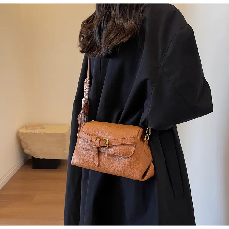 Women's Brown Leather Shoulder Crossbody Bag 2026 — feature 29