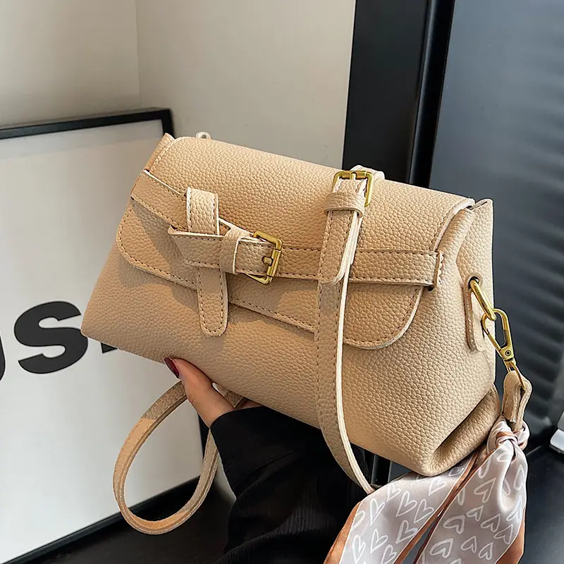 Women's Brown Leather Shoulder Crossbody Bag 2026 - Image 2