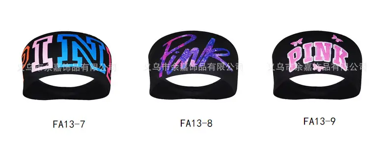 PINK Rainbow Sports Headband with Butterfly Design — feature 11