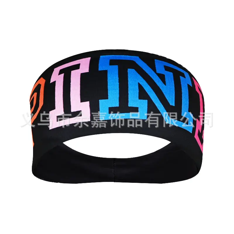 PINK Rainbow Sports Headband with Butterfly Design - Image 7