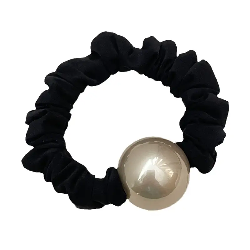 Elegant Pearl Hair Rope with Brown & Black Colors - Image 7