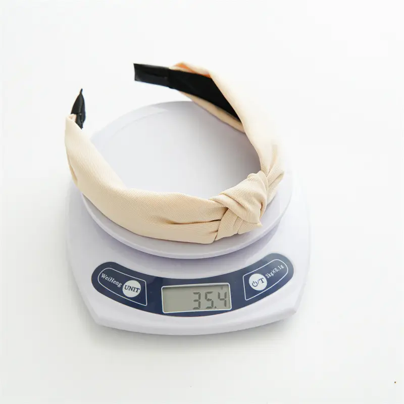Knotted Elastic Headband for Women Solid Color Wholesale — feature 14