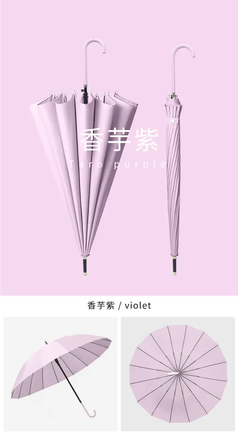 Raboulei 16-Bone Automatic Umbrella Black — feature 15