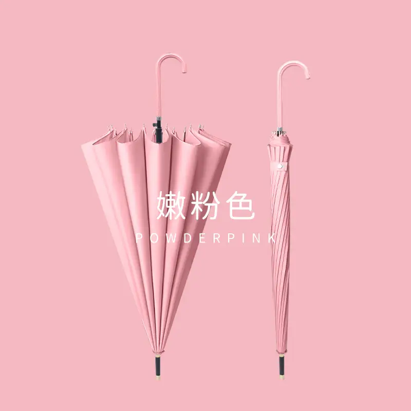 Raboulei 16-Bone Automatic Umbrella Black - Image 2