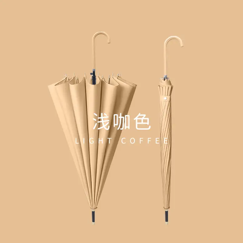 Raboulei 16-Bone Automatic Umbrella Black - Image 5