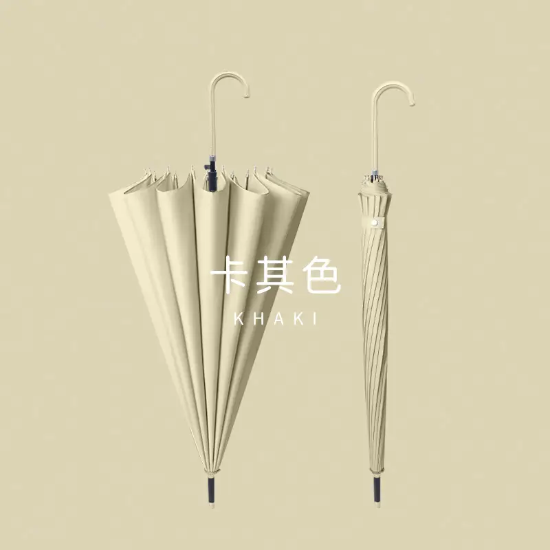 Raboulei 16-Bone Automatic Umbrella Black - Image 8