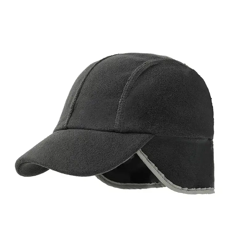 Men's Winter Fleece Warm Cap with Ear Protection - Image 9