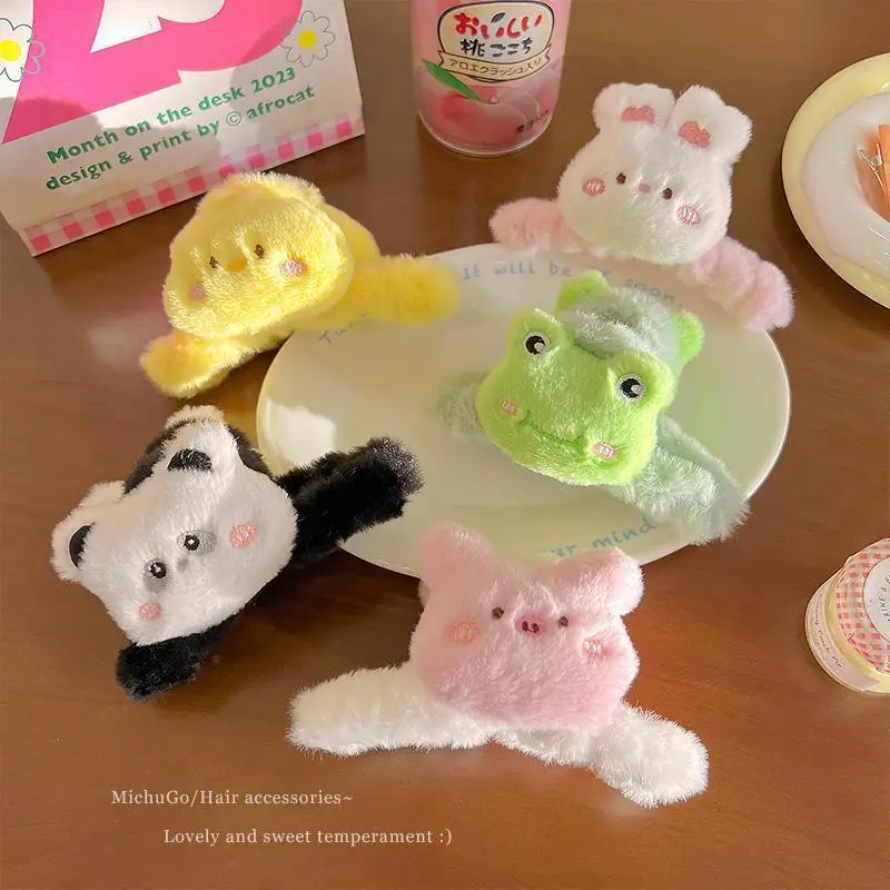 Cute Plush Clip Doll Hair Accessory for Girls - Image 6
