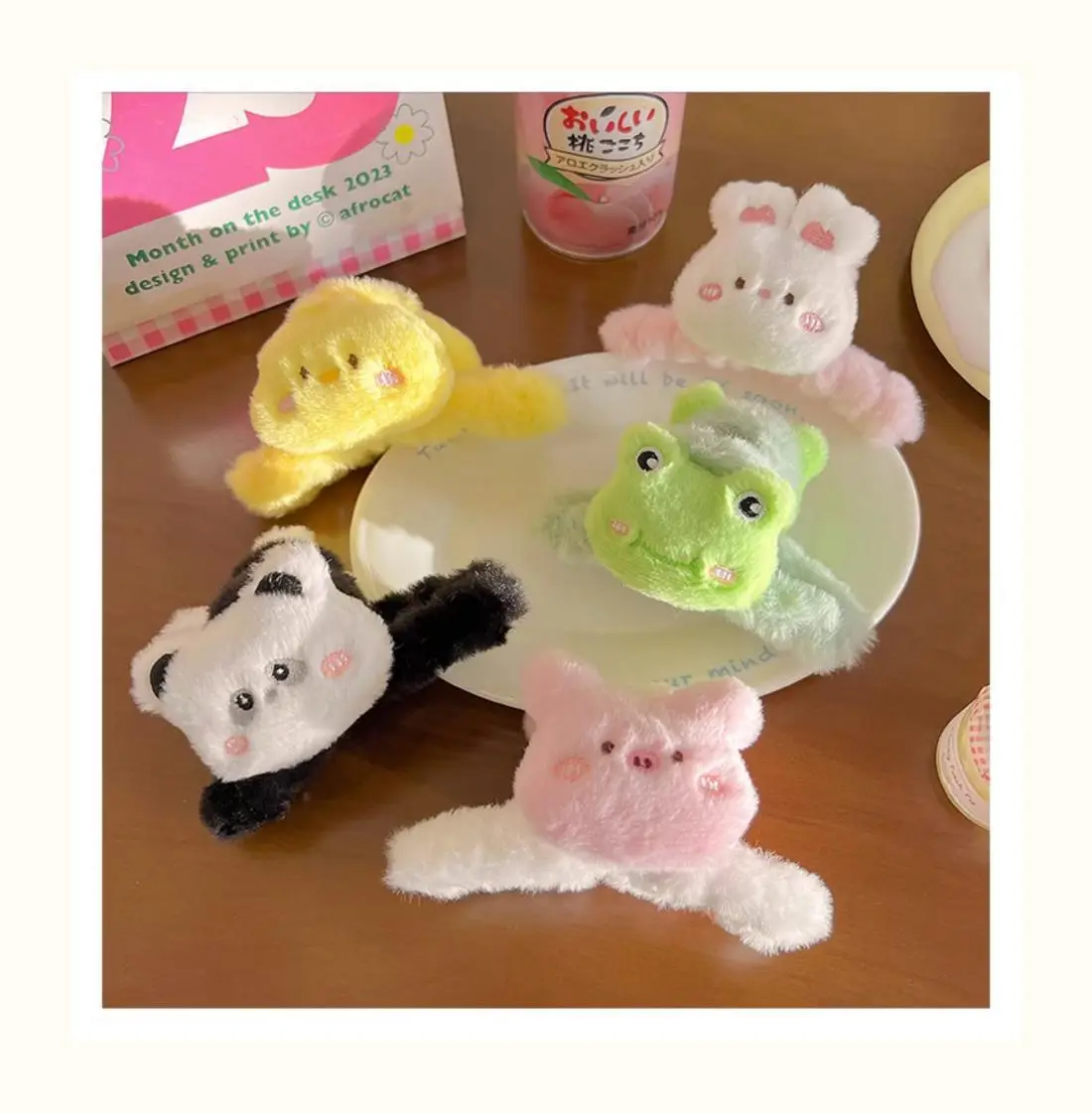 Cute Plush Clip Doll Hair Accessory for Girls — feature 3