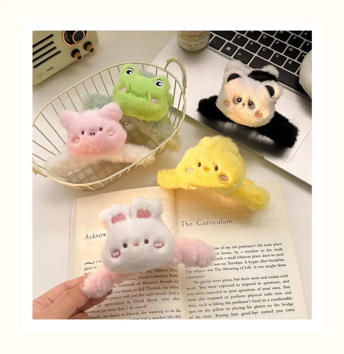 Cute Plush Clip Doll Hair Accessory for Girls — feature 6