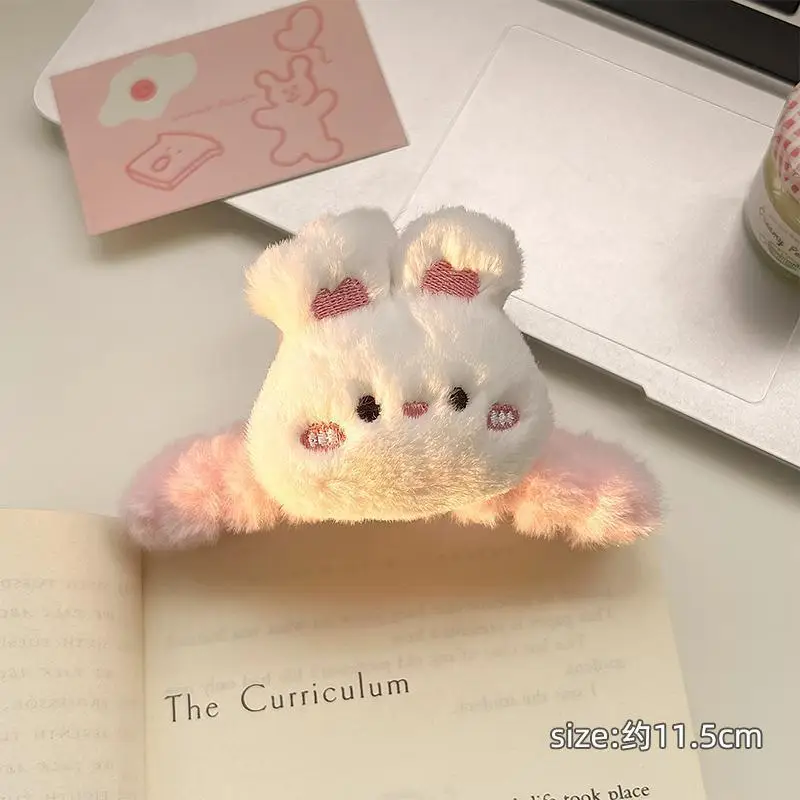 Cute Plush Clip Doll Hair Accessory for Girls - Image 2