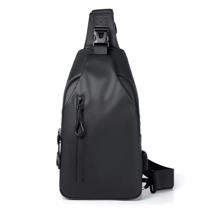 Men's Grey Shoulder Bag Large Capacity Fashion Trend - Image 2