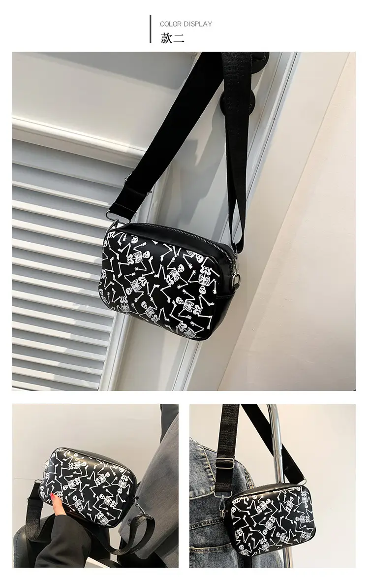 Halloween Skull Shoulder Bag Women European American Fashion — feature 11