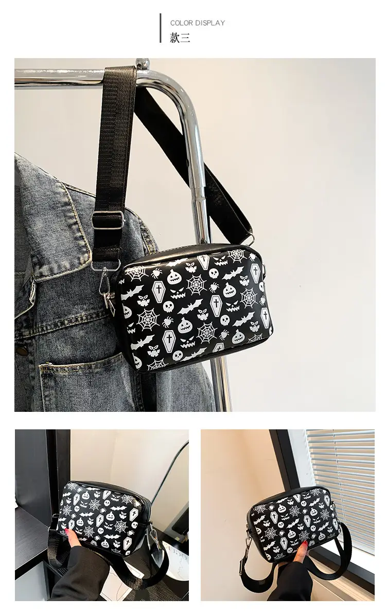 Halloween Skull Shoulder Bag Women European American Fashion — feature 12