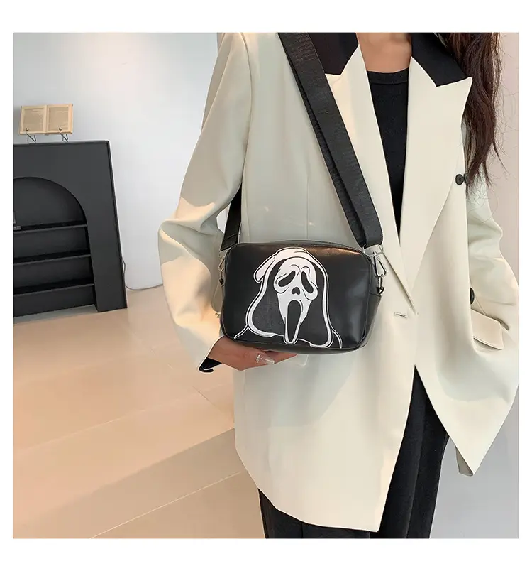 Halloween Skull Shoulder Bag Women European American Fashion — feature 13
