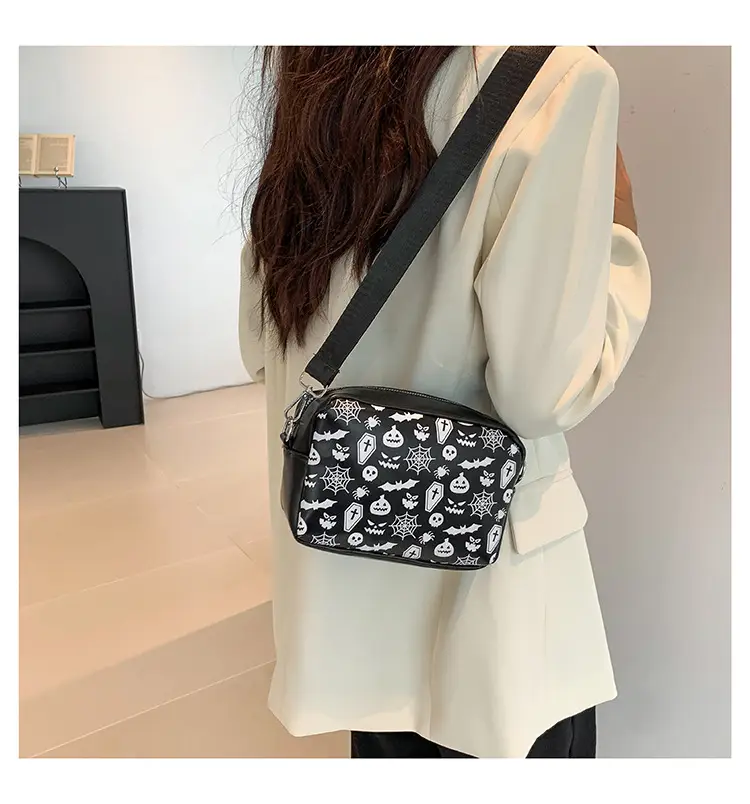 Halloween Skull Shoulder Bag Women European American Fashion — feature 15