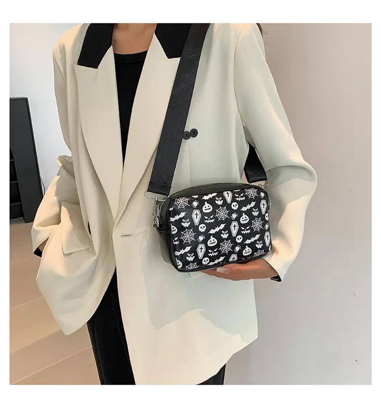 Halloween Skull Shoulder Bag Women European American Fashion — feature 16