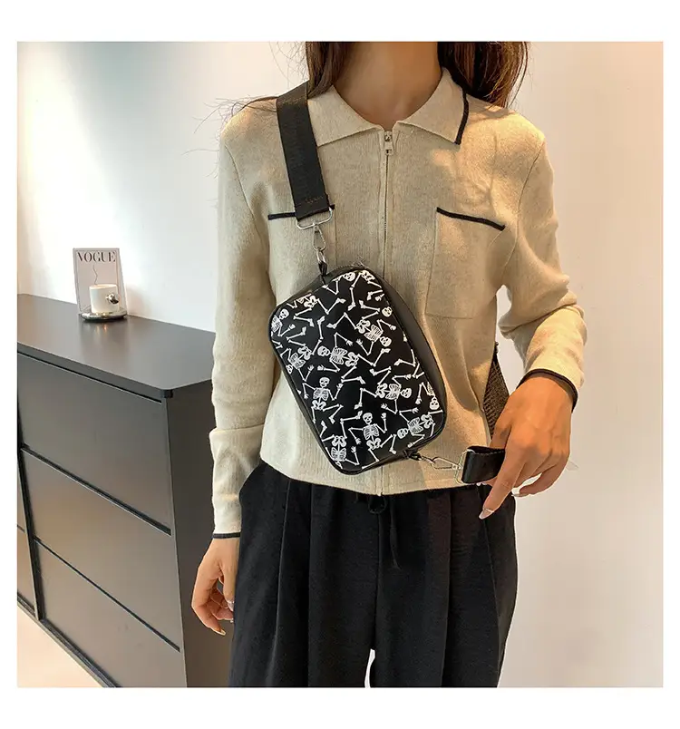 Halloween Skull Shoulder Bag Women European American Fashion — feature 17