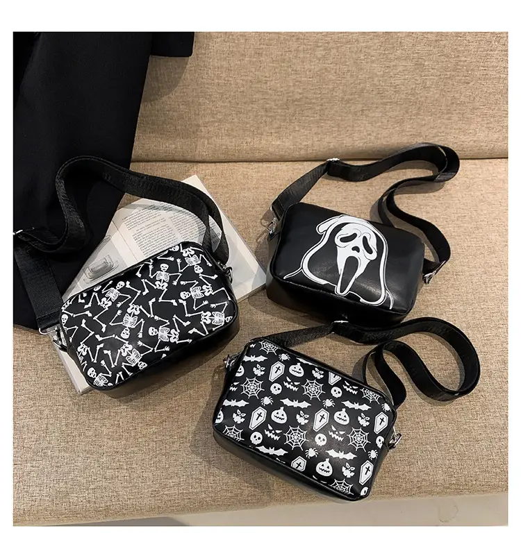 Halloween Skull Shoulder Bag Women European American Fashion — feature 19