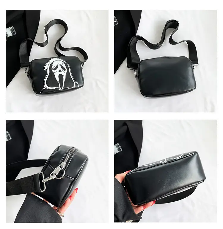 Halloween Skull Shoulder Bag Women European American Fashion — feature 8