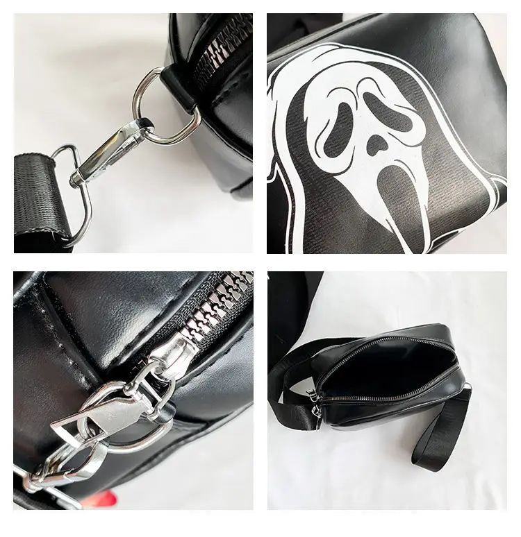 Halloween Skull Shoulder Bag Women European American Fashion — feature 9
