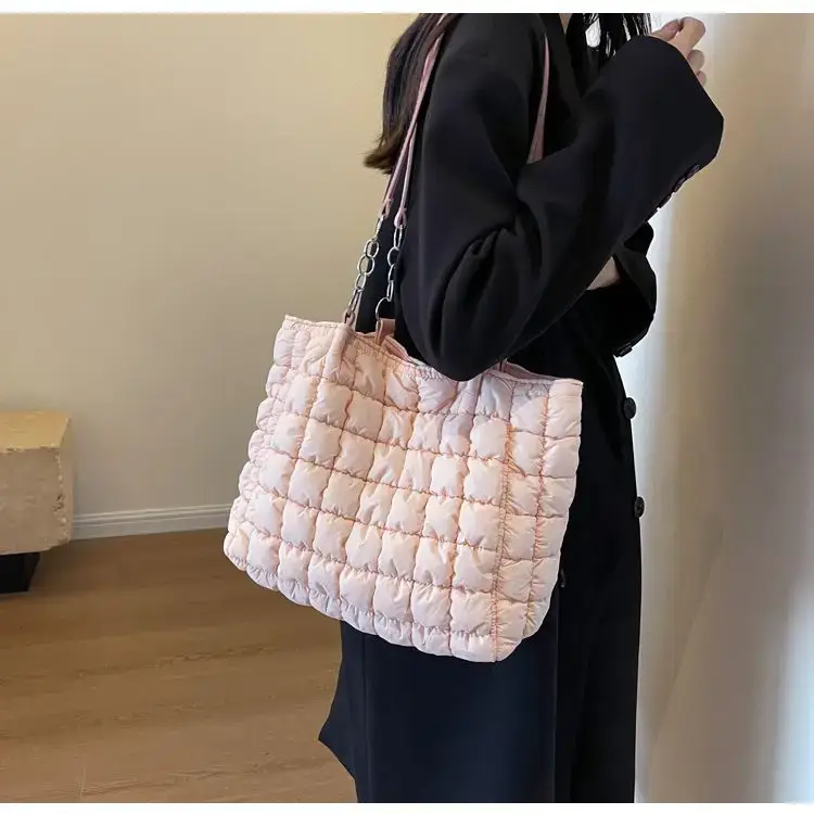 Women's Black Quilted Shoulder Bag 2026 New Trendy — feature 23