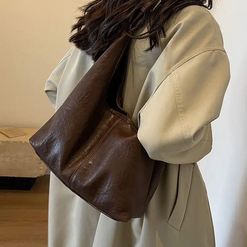 Brown Textured Crossbody Bag for Women Autumn 2026 - Image 7