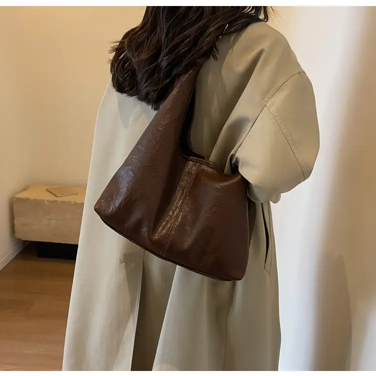 Brown Textured Crossbody Bag for Women Autumn 2026 — feature 21