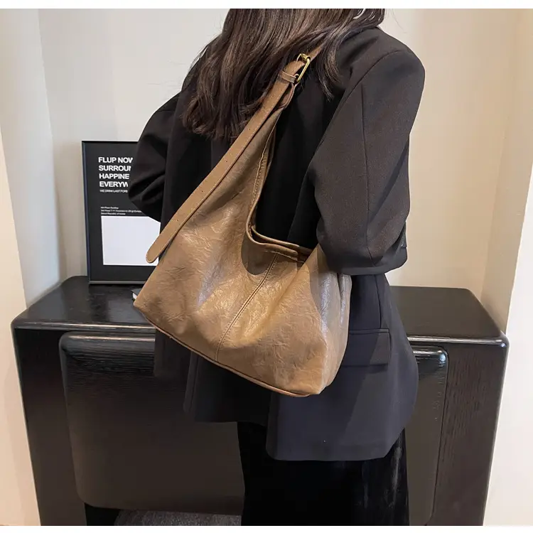 Brown Textured Crossbody Bag for Women Autumn 2026 — feature 27